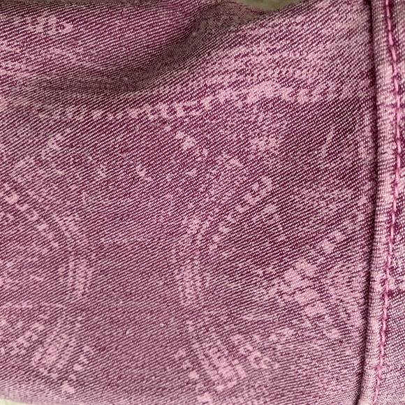 BLEULAB detour legging pink / paisley print reversible Sz. 24 NWOT - Picture 2 of 3